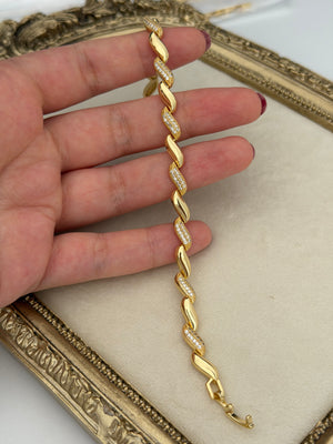Taşlı S Model Bileklik