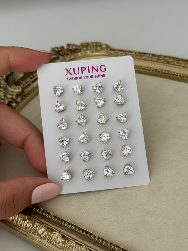 Silver Minik Kalpli Top Küpe