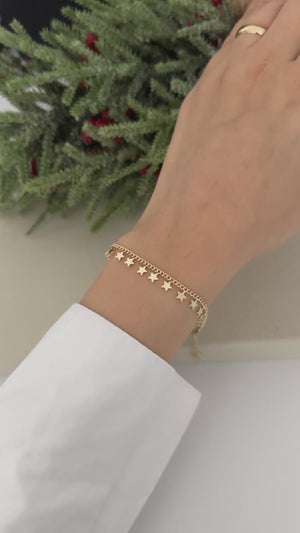 Yıldız Charmlı Bileklik